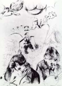 Marc Chagall - Gogol and Chagall
