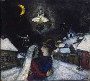 Marc Chagall - In the night