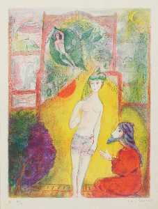 Marc Chagall - Then the boy was displayed to the Dervish...