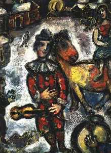Marc Chagall - Circus in the Village