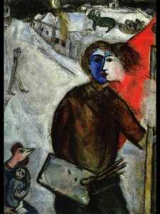 Marc Chagall - Hour between Wolf and Dog (Betwenn Darkness and Light)