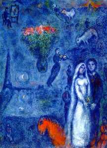 Marc Chagall - Artist and His Bride