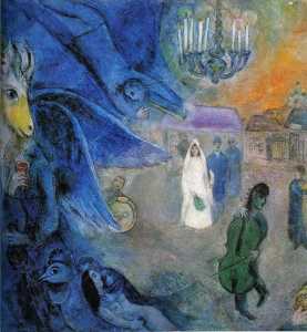 Marc Chagall - The Wedding Candles