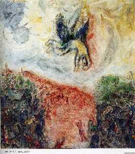 Marc Chagall - The Fall of Icarus