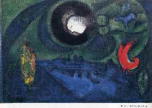 Marc Chagall - Bercy Embankment