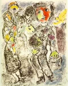 Marc Chagall - Couple of peasants