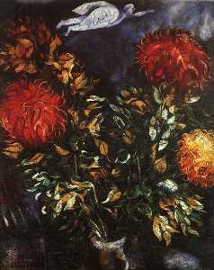 Marc Chagall - Chrysanthemums
