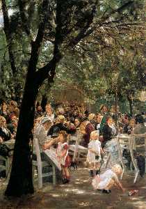 Max Liebermann - Amsterdam Orphans in the Garden