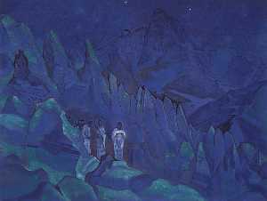 Nicholas Roerich - Burning the Darkness