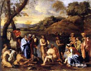 Nicolas Poussin - St. John Baptising the People
