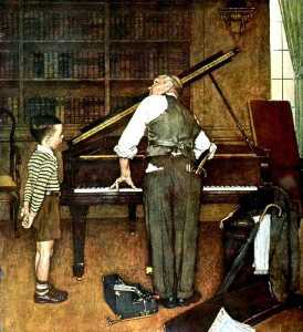 Norman Rockwell - Piano Tune
