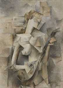 Pablo Picasso - Girl with mandolin (Fanny Tellier)