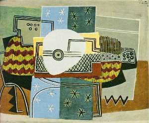 Pablo Picasso - Still life with the mandolin