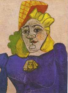 Pablo Picasso - Woman with brooch