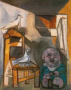 Pablo Picasso - A child with pigeons