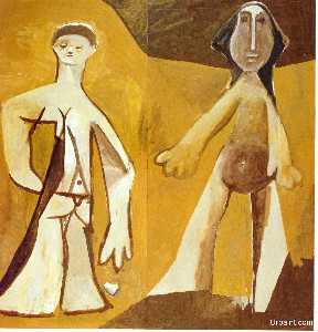 Pablo Picasso - Man and Woman