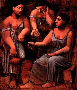 Pablo Picasso - Three women at a fountain