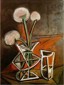 Pablo Picasso - Vase with flowers