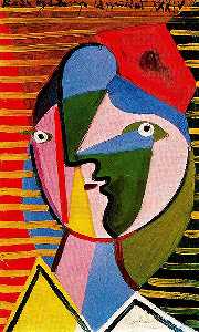 Pablo Picasso - Woman turned right