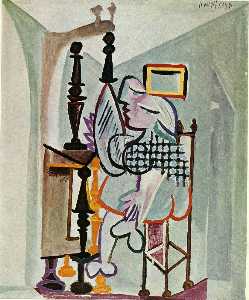 Pablo Picasso - Woman by the dresser