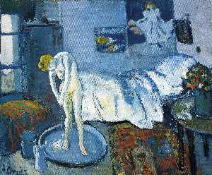 Pablo Picasso - A blue room (A tub)