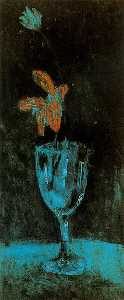Pablo Picasso - A blue vase
