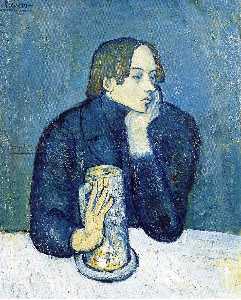 Pablo Picasso - Portrait of Jaime Sabartes (The bock)