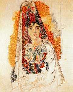Pablo Picasso - Woman with spanish dress