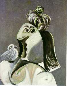 Pablo Picasso - Woman with bird