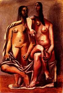 Pablo Picasso - Two bathers