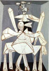 Pablo Picasso - Woman sitting in an armchair