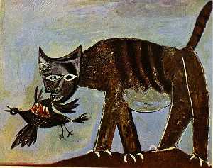 Pablo Picasso - Cat catching a bird