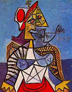 Pablo Picasso - Seated woman (12)