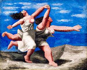 Pablo Picasso - Two women running on the beach (The race)