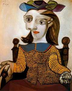 Pablo Picasso - The yellow shirt (Dora Maar)