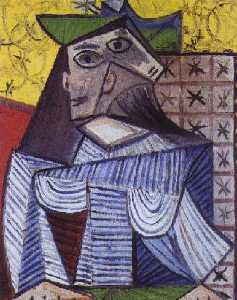 Pablo Picasso - Female bust (Portrait de Dora Maar)
