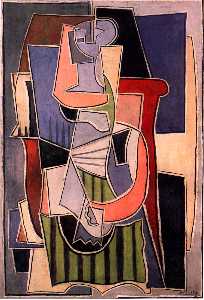 Pablo Picasso - Woman sitting in an armchair (11)