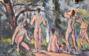 Paul Cezanne - Study of Bathers