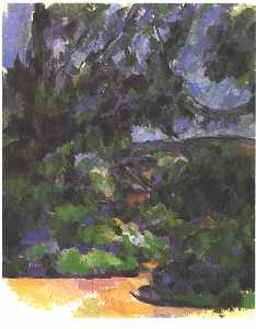 Paul Cezanne - Blue Landscape
