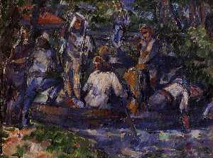 Paul Cezanne - Leaving on the Water