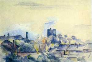 Paul Cezanne - Roofs in L-Estaque