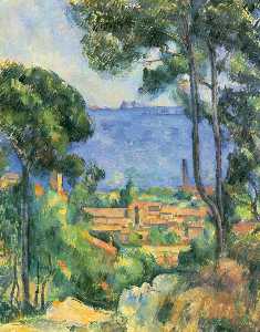 Paul Cezanne - View of L-Estaque and Chateaux d-If