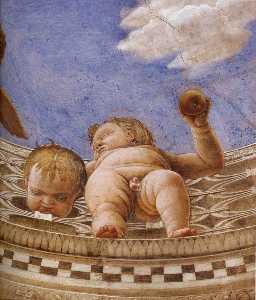 Andrea Mantegna - Ceiling Oculus (detail)