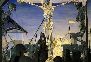 Paul Delvaux - Crucifixion