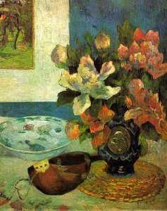 Paul Gauguin - Still Life with a Mandolin
