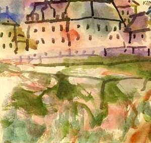 Paul Klee - Houses near the Gravel Pit