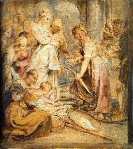 Peter Paul Rubens - Achilles and the Daughters of Lykomedes
