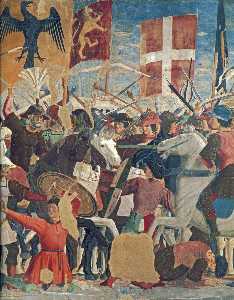 Piero Della Francesca - Battle between Heraclius and Chosroes (detail)