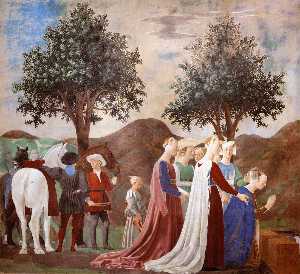 Piero Della Francesca - Procession of the Queen of Sheba