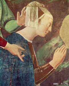 Piero Della Francesca - Procession of the Queen of Sheba (detail)